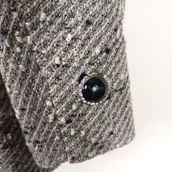 MIMMINA Vintage Italian Tweed Sparkle Skirt Suit 10 - Picture 3 of 16